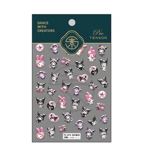 Kuromi Themed Nail Art Stickers/Decals